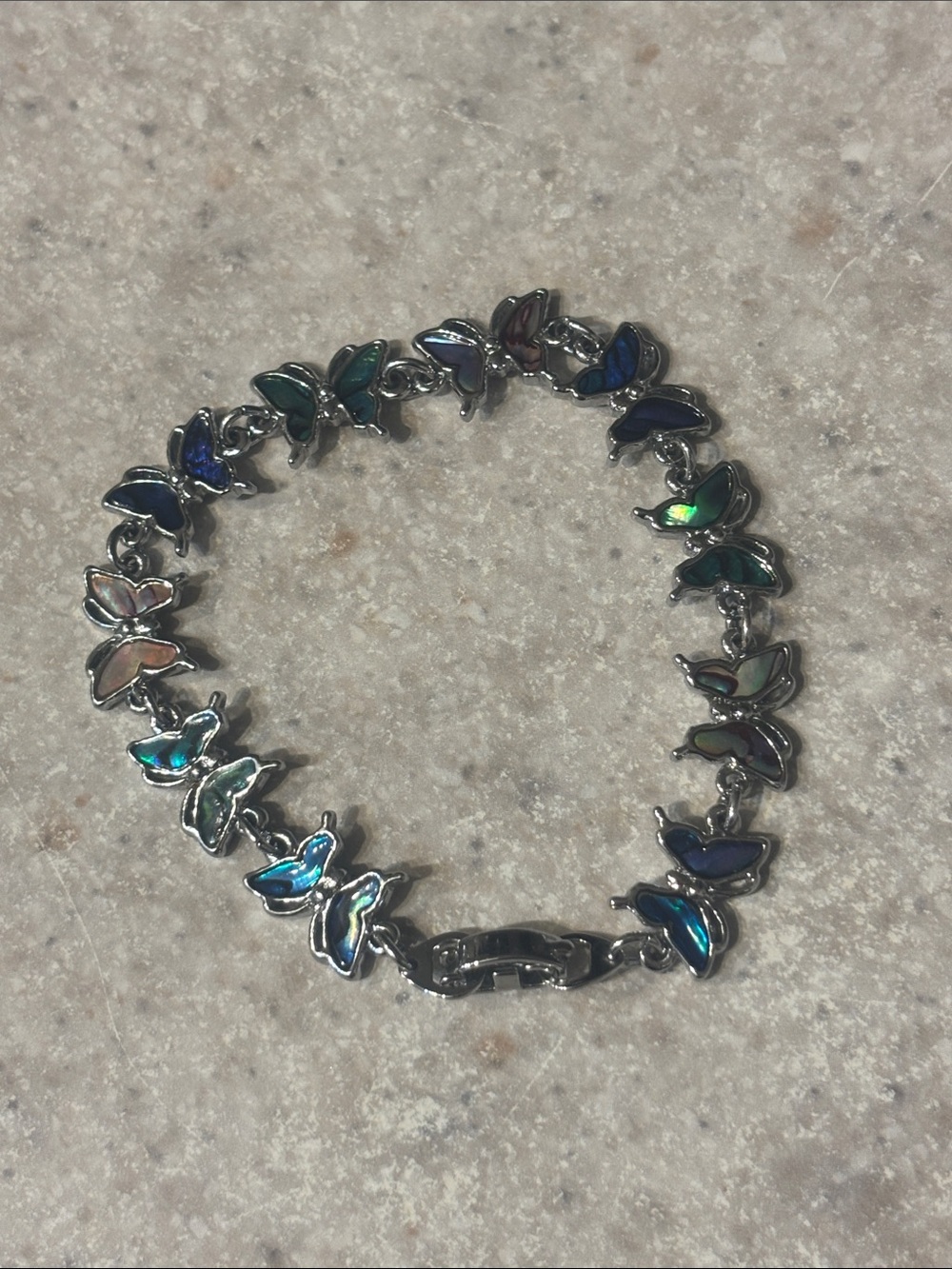 Butterfly Multi-Color Abalone Shell Bracelet - Women Jewelry
